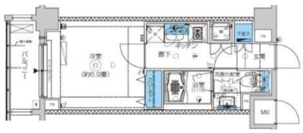 フェニシア学芸大学の物件間取画像